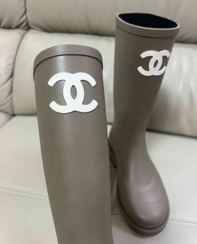 Chanel Women's Mid Calf Rain Boots