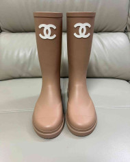 Chanel Women's Mid Calf Rain Boots