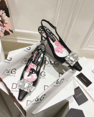 Dolce & Gabbana Women's Simple Block Heel Sandals