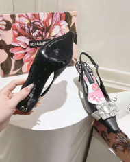 Dolce & Gabbana Women's Simple Block Heel Sandals