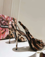 Dolce & Gabbana Women's Leather High Heel Sandals