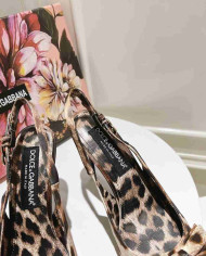 Dolce & Gabbana Women's Leather High Heel Sandals