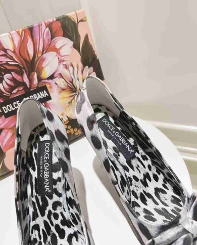 Dolce & Gabbana Women's Leather High Heel Sandals