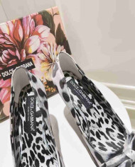 Dolce & Gabbana Women's Leather High Heel Sandals