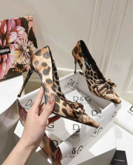 Dolce & Gabbana Women's Leather High Heel Sandals