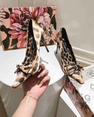 Dolce & Gabbana Women's Leather High Heel Sandals