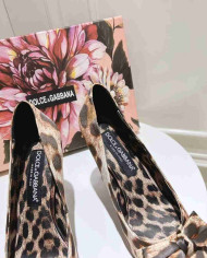 Dolce & Gabbana Women's Leather High Heel Sandals