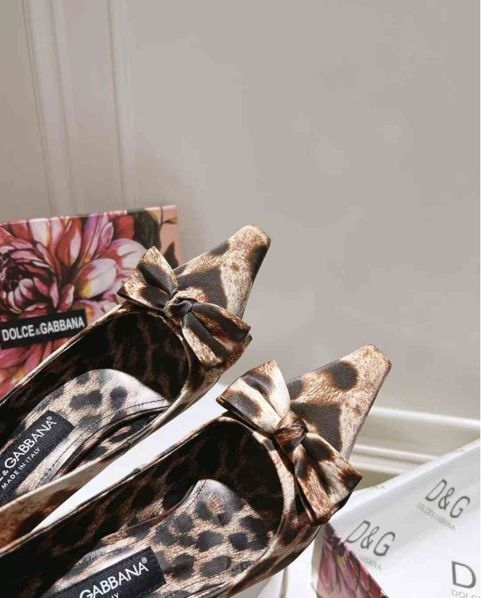 Dolce & Gabbana Women's Leather High Heel Sandals