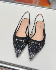 Gucci Women's Horsebit Slingback Flats