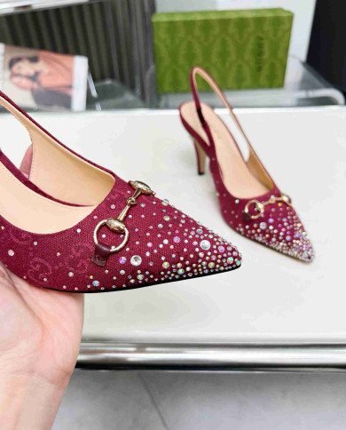 Gucci Women's Horsebit Cone Heel Pumps