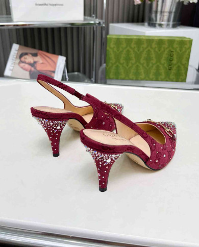 Gucci Women's Horsebit Cone Heel Pumps