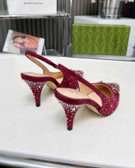 Gucci Women's Horsebit Cone Heel Pumps