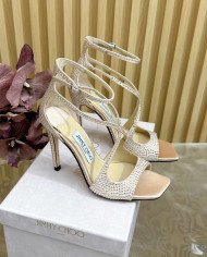 Jimmy Choo Women's Stiletto Glitter Sandals