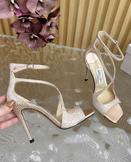 Jimmy Choo Women's Stiletto Glitter Sandals