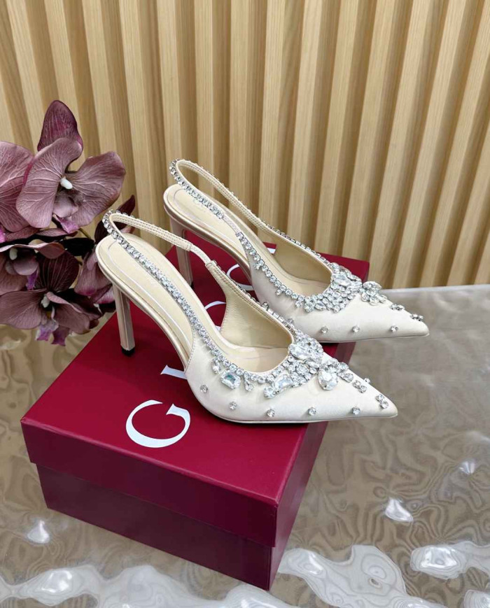 Gucci Women's Horsebit Stiletto Slingback Pumps