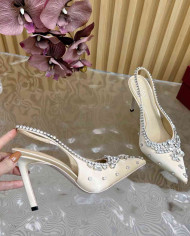 Gucci Women's Horsebit Stiletto Slingback Pumps