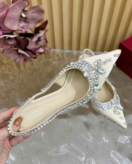 Gucci Women's Horsebit Stiletto Slingback Pumps