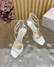 Jimmy Choo Women's Stiletto Glitter Sandals