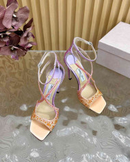 Jimmy Choo Women's Stiletto Glitter Sandals