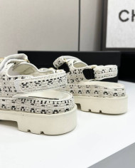 Chanel Women's CC Logo Platform Sandals