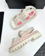 Chanel Women's CC Logo Platform Sandals