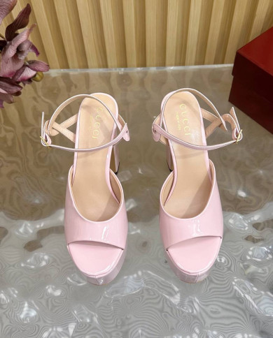 Gucci Women's Platform Square Toe High Heels