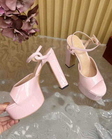 Gucci Women's Platform Square Toe High Heels