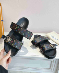 Louis Vuitton Women's Monogram Flat Slides
