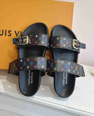 Louis Vuitton Women's Monogram Flat Slides