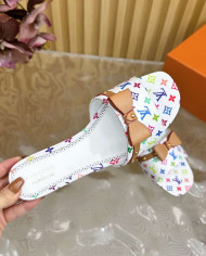 Louis Vuitton Women's Murakami Collaboration Print Slippers