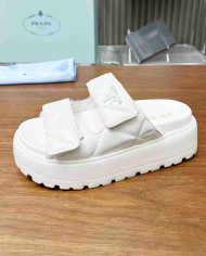 Prada Quilted Leather Sandals