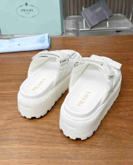 Prada Quilted Leather Sandals