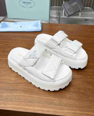 Prada Quilted Leather Sandals