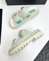 Chanel Women's Classic Logo Casual Slippers