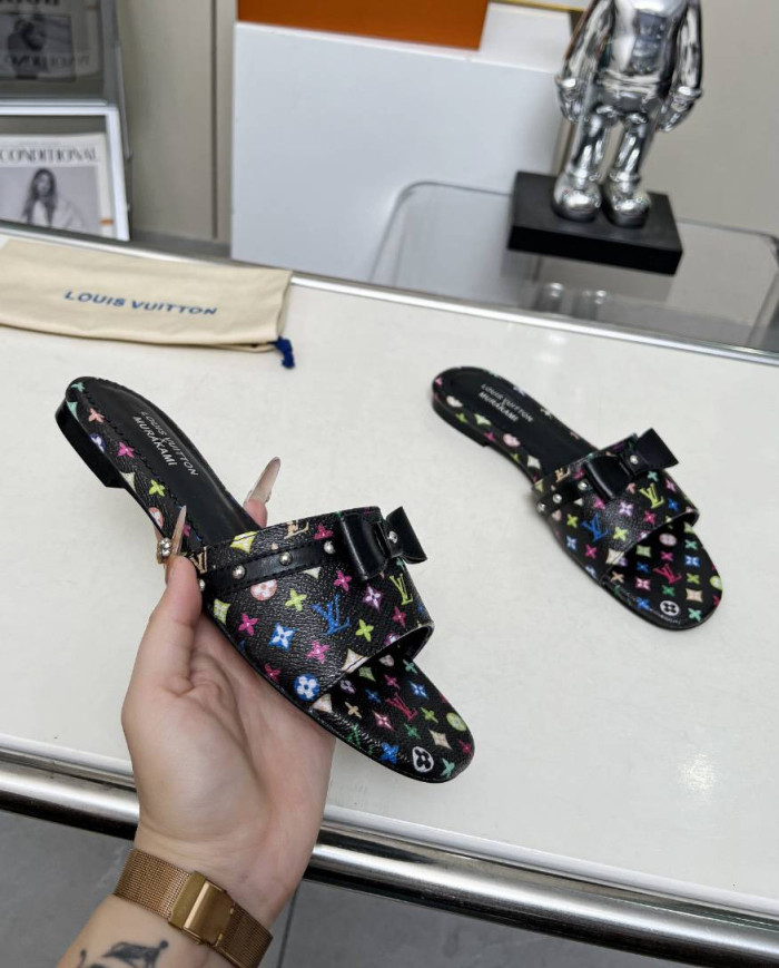 Louis Vuitton Murakami Flat Slippers