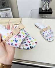 Louis Vuitton Murakami Flat Slippers