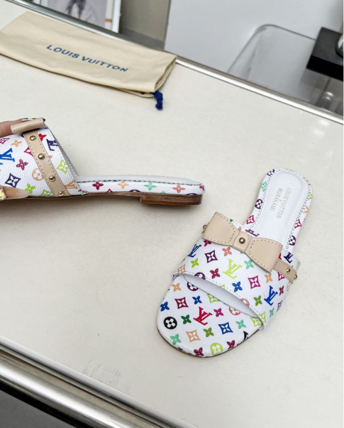 Louis Vuitton Murakami Flat Slippers