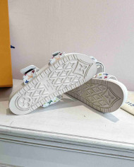 Louis Vuitton Women's Monogram Buckle Slippers