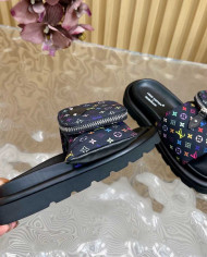 Louis Vuitton Women's LV Takashi Murakami Casual Slide Slipers