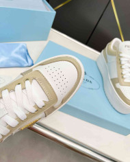 Prada Women's Downtown Bold Leather Sneakers