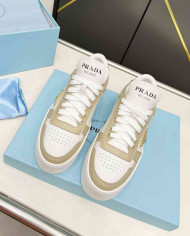 Prada Women's Downtown Bold Leather Sneakers