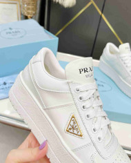 Prada Women's Downtown Bold Leather Sneakers