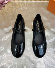 Louis Vuitton Women's Patent Leather Mary Jane Flats