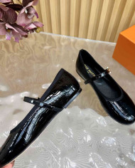 Louis Vuitton Women's Patent Leather Mary Jane Flats