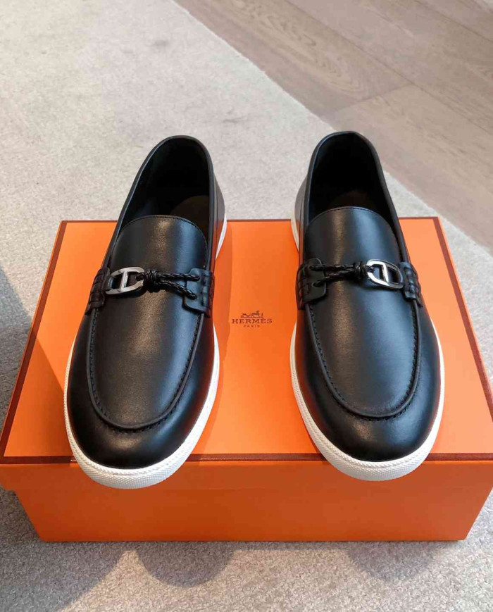 Hermes Moccasin Loafers