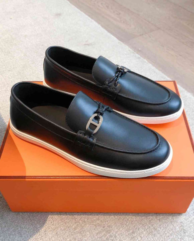 Hermes Moccasin Loafers
