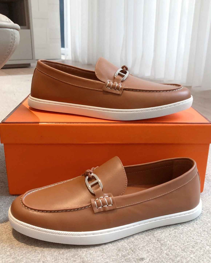 Hermes Moccasin Loafers