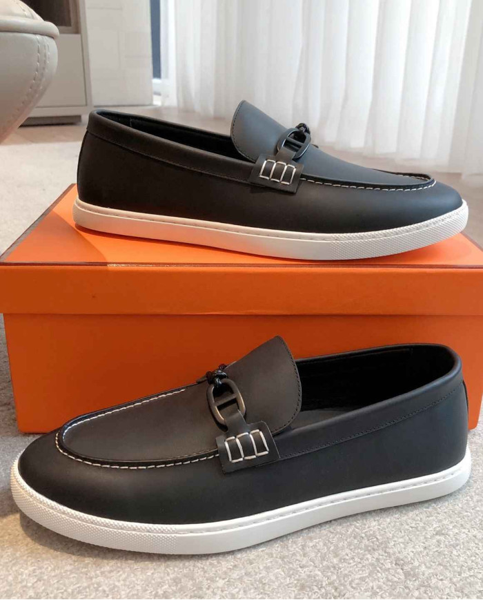 Hermes Moccasin Loafers