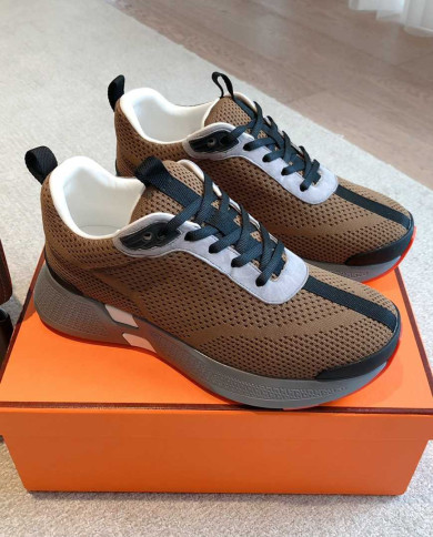 Hermes Men's Casual Sports Sneakers