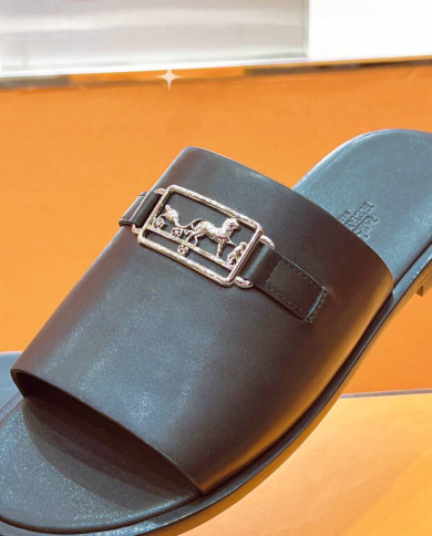 Hermes Men's Casual Slides